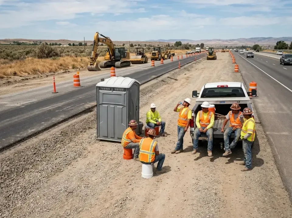 highway-road-construction-crew-007 — frequently asked questions, Porta Potty and Restroom Rentals in Helena Valley Northeast…